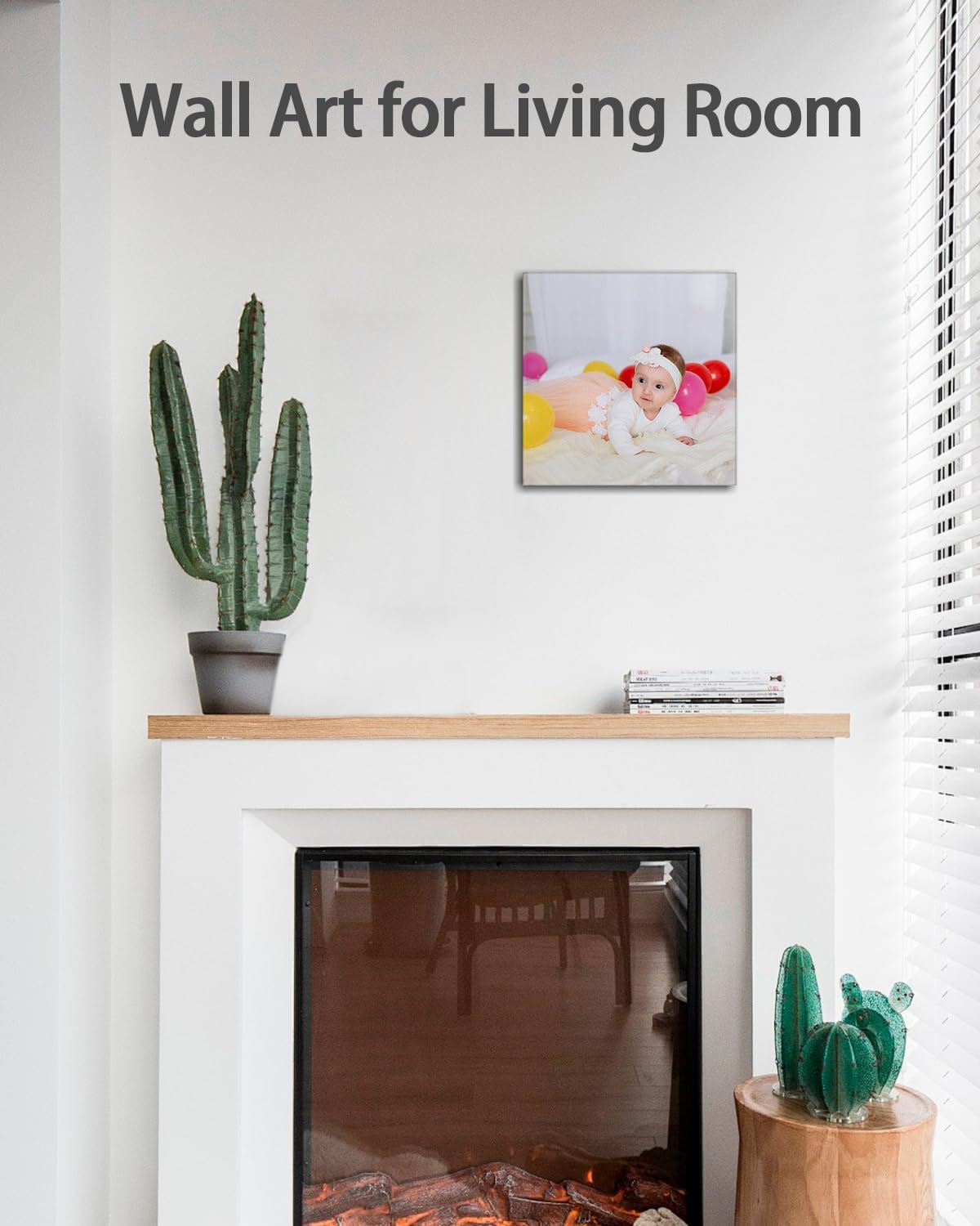 Personalized Custom Canvas Wall Art, Custom Canvas Prints with Your Photos for Living Room, Bedroom, Wedding Pet Baby Family Photo Framed Wall Art, Customized Photo Gift for Family,Friend,Lover,Pet