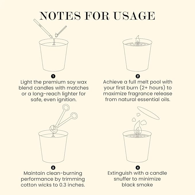 M&SENSE Natural Soy Candle| Sparkling Fruit Drops | 16.6 oz, 95H Burn | Minimalist Scented Candle for Relaxation, Gifting, Home Décor | for Bedroom, Office, Party Large