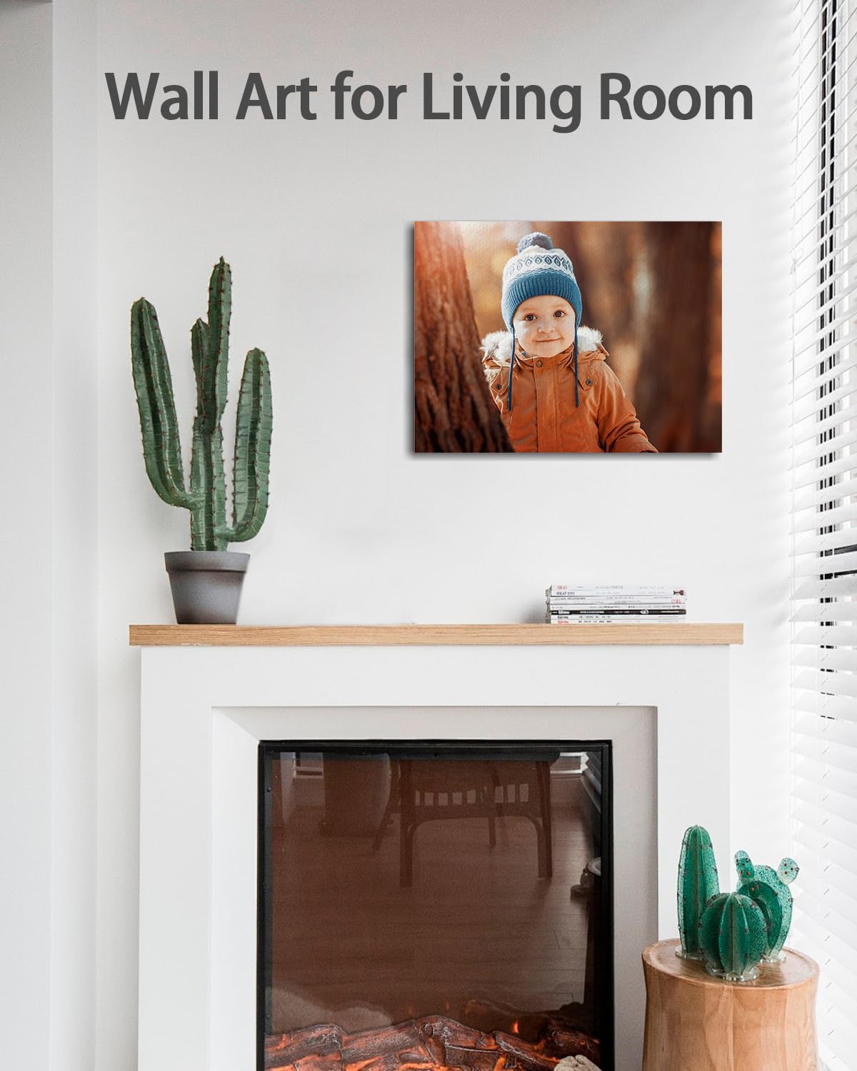 AbcCustomize Custom Canvas Wall Art with Your Photos, Perfect for Living Room, Bedroom, Farmhouse Decor, Personalized Gifts