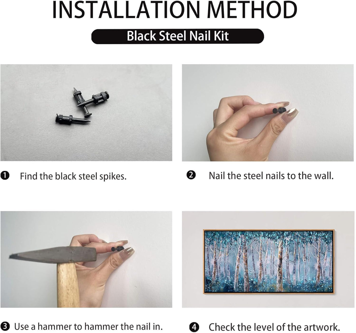 Elephant Canvas Wall Art 20x40 Inches - Framed Oil Painting Style with Black Wood Frame, Jungle Animal Decor for Living Room, Bedroom & Office - Ready to Hang