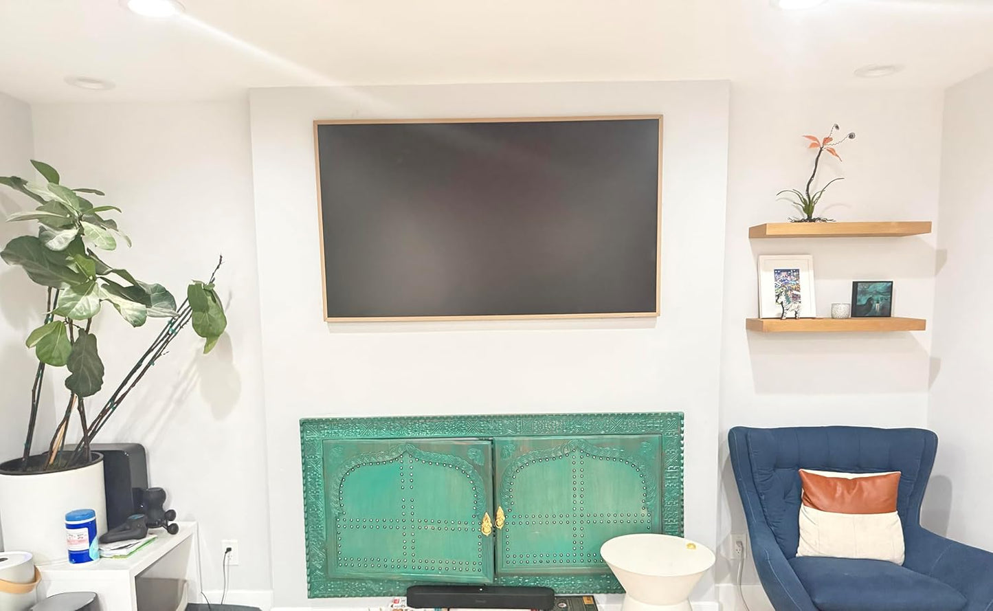 joelsantiques 30 Inch Wooden Floating Shelves for Wall - 30x8x2 in - Made of Natural Wood - Heavy Duty Rustic Wall Shelves for Bedroom - Perfect for Living Room, Kitchen - Natural