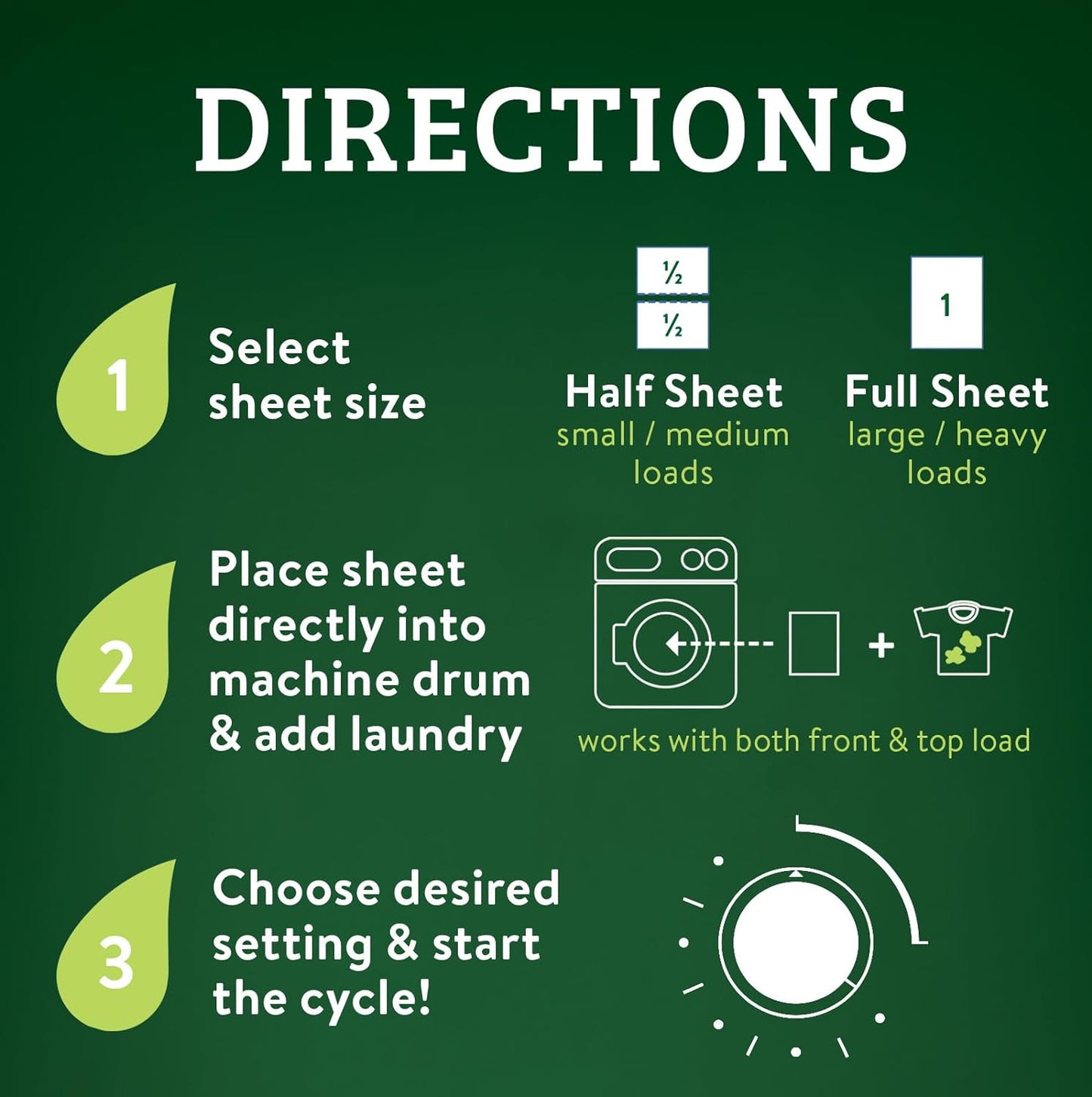 Biokleen Laundry Detergent Sheets (2 PACK) - Free & Clear From Fragrances and Dyes, Hypoallergenic Enzymatic Cleaning - 100 Sheets, 200 Loads