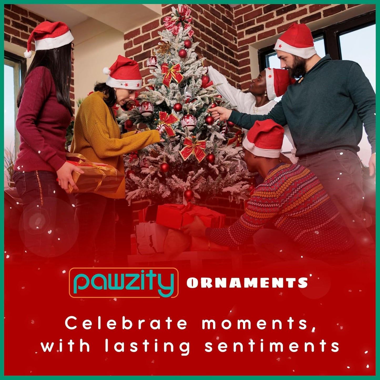 Baby's First Christmas Ornament 2024 - Acrylic Baby Boy Ornament