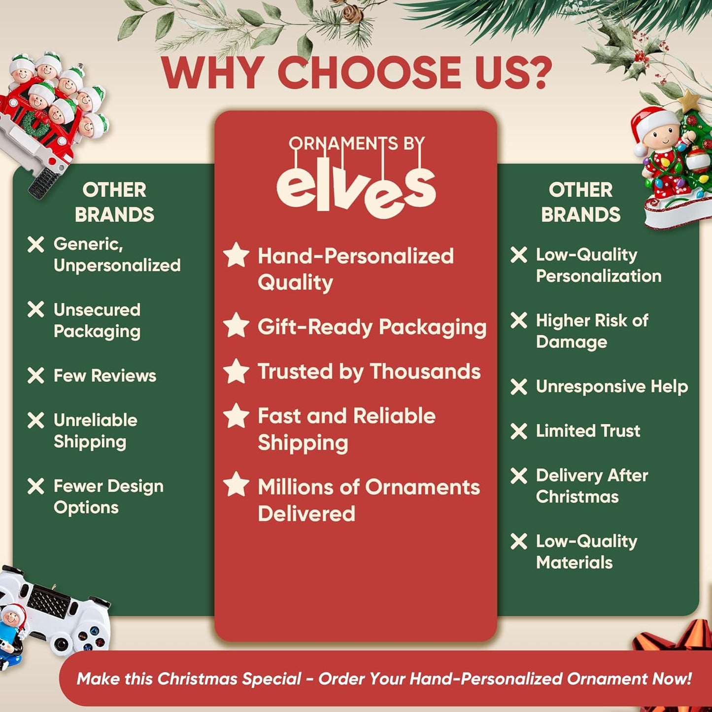 Personalized Fishing Ornament 2022 - Fly Fishing Ornament, 12 Days of Fishmas, Fishing Ornaments for Christmas Tree, Boat Ornament - Gone Fishing - Free Customization