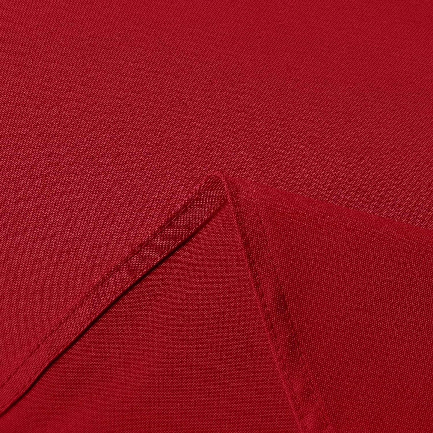 sancua Rectangle Tablecloth - 60 x 102 Inch - Stain and Wrinkle Resistant Washable Polyester Table Cloth, Decorative Fabric Table Cover for Dining Tables, Buffet Parties and Camping, Red