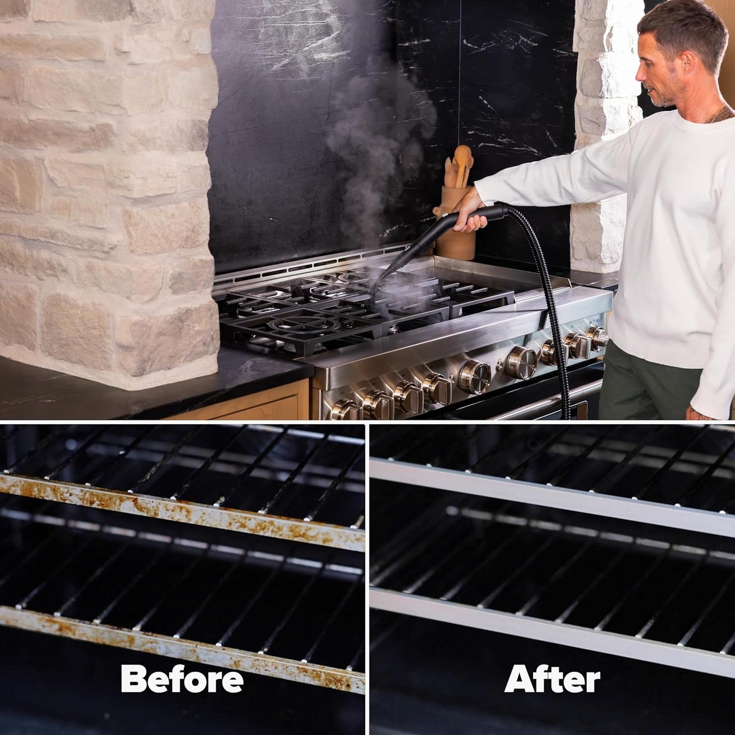 Dupray Neat Steam Cleaner with 40-Piece Accessory Kit, Powerful, chemical-free cleaning for floors, cars, tiles, grout, and more. *Kills 99.9% of Bacteria and Viruses