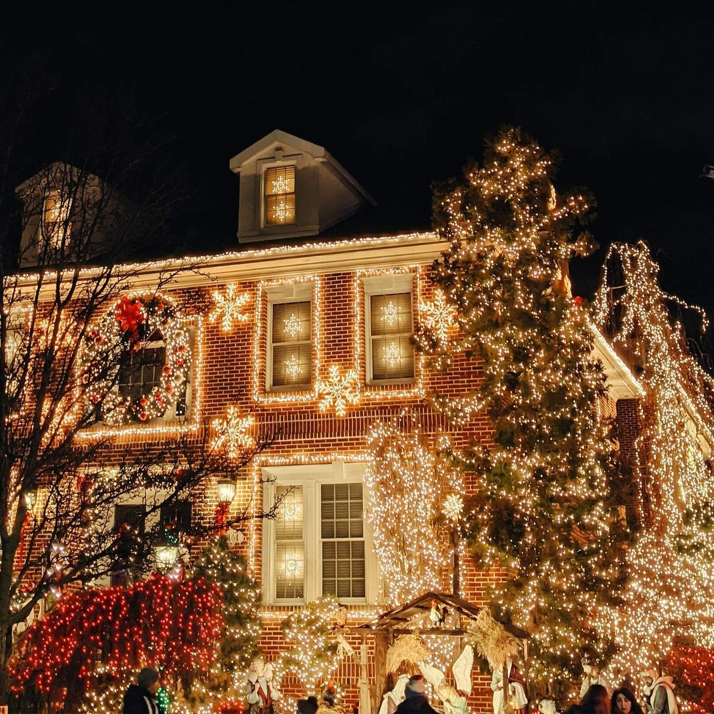 Brightown Christmas String Lights 2 Pack Clear Warm White Mini Lights Plug Powered Waterproof for Indoor and Outdoor Use, 25 Feet for Christmas Tree Party, Wedding Holiday Patio Xmas Decorations