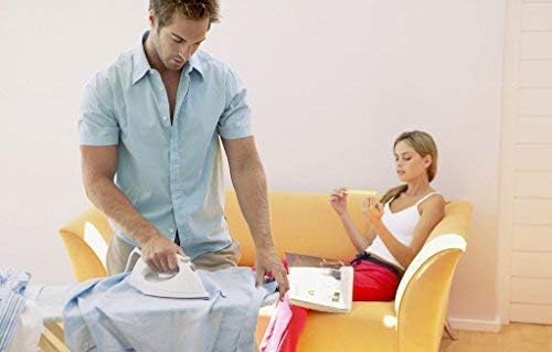 Bringsine Silicone Iron Rest Pad for Ironing Board Hot Resistant Mat(Blue)