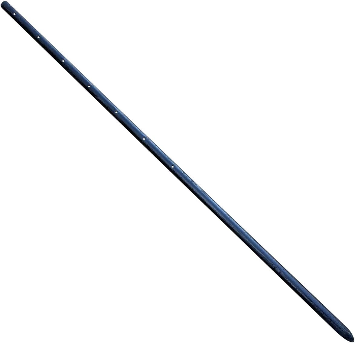 Sandbaggy Round Steel Concrete Form Stakes with Nail Holes - Rust Resistant Coating - Removable, Reusable (100, 3/4 in X 36 in)