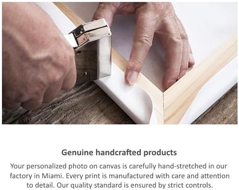 Photo.Gifts - Custom Prints Personalized Canvas 14"x8" - Your Photos On Canvas - Personalized Wall Art for Living Room, Wedding Baby Pet Family Pictures - Custom Gifts