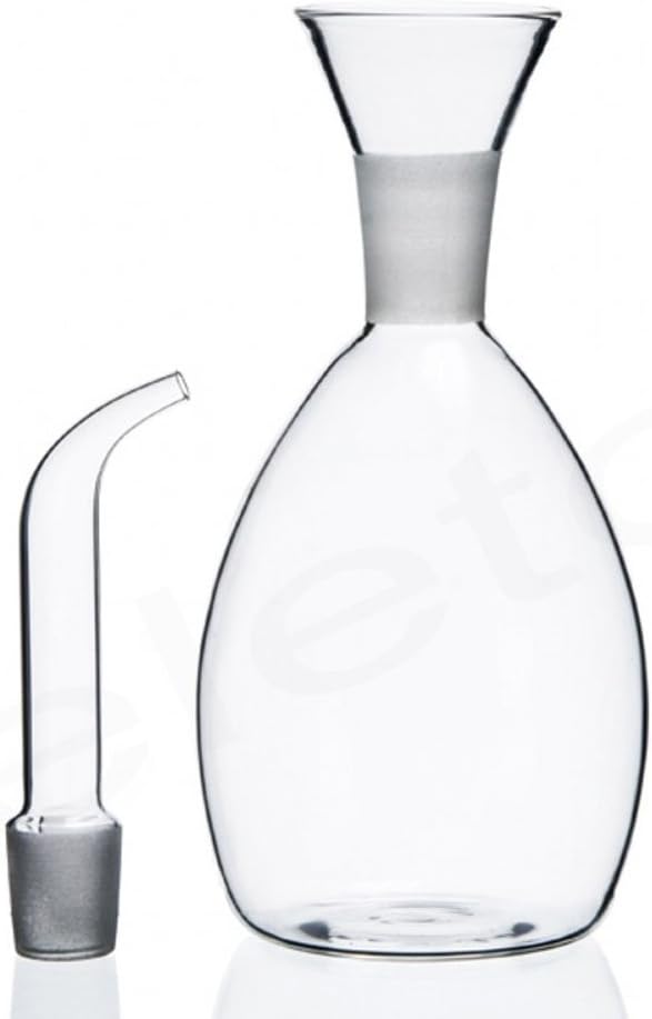 ELETON Planet Glass Oil Decanter and Cruet 10 Ounces