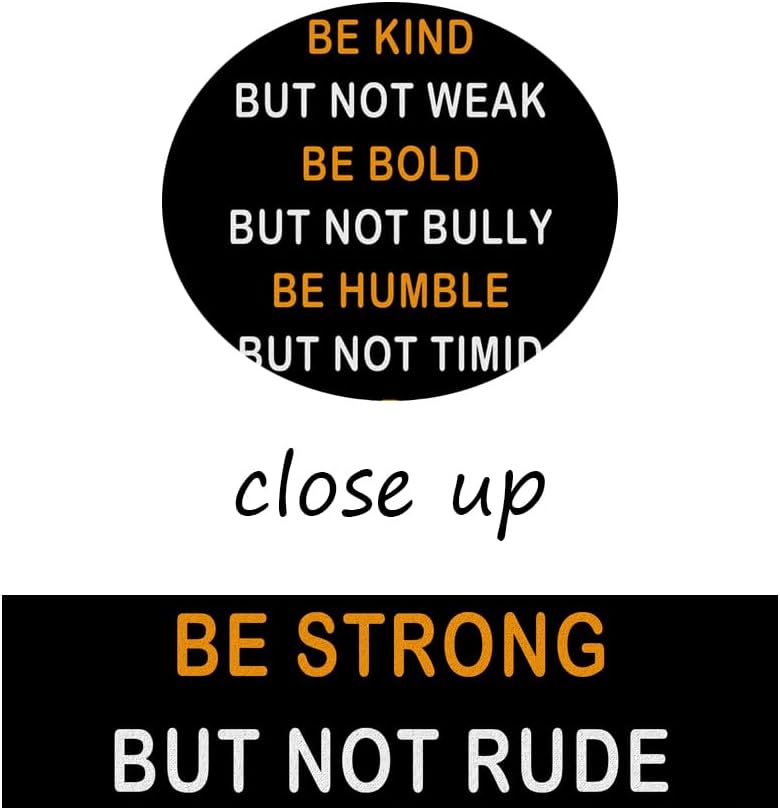 Inspirational Quotes Wall Decor Motivation Wall Art Be Strong But Not Rude Posters Canvas Framed Quotes Wall Decor Home Bedroom Office Decor [30''Wx 40''H]