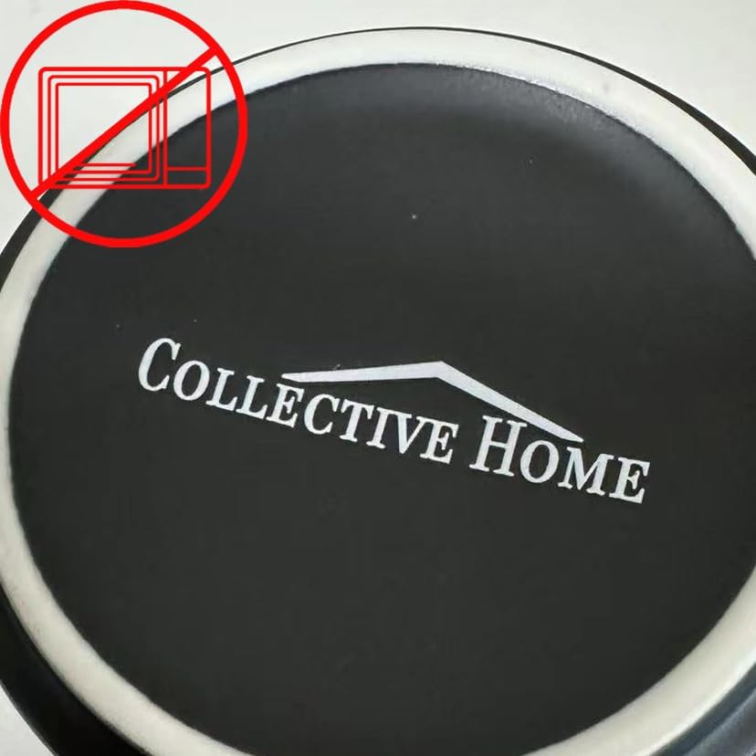 COLLECTIVE HOME - Black Monogram Ceramic Mugs, 15 oz Golden Initial Coffee Cups, Elegant Alphabet Tea Mugs, Personalized Halloween Mug with Gift Box, Perfect for Office and Home Décor(f)