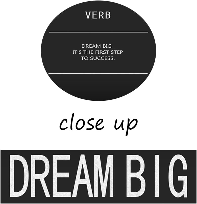 Inspirational Canvas Wall Art Dream Big Verb Motivational Posters Painting Quotes Office Wall Decor Positive Affirmations Pictures Wall Decor Classroom Living Room Decor Framed Artwork[18" W x 24" H]
