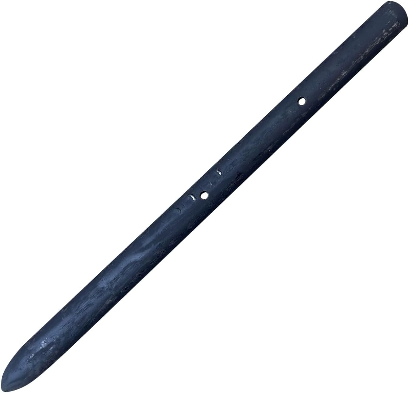 Sandbaggy Round Steel Concrete Form Stakes with Nail Holes - Rust Resistant Coating - Removable, Reusable (5, 3/4 in X 12 in)
