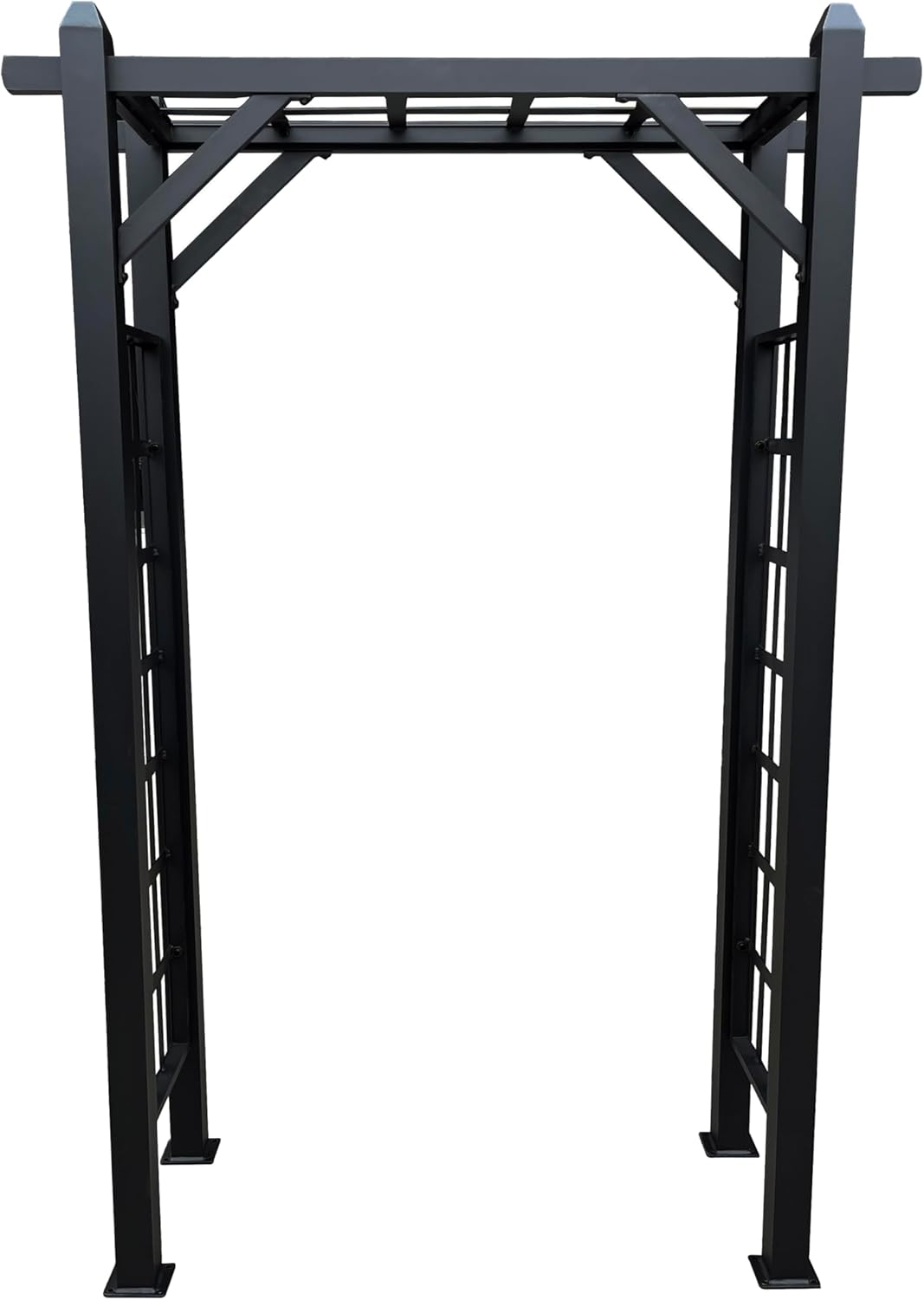 Black Modern Aluminum Garden Arbor Arch