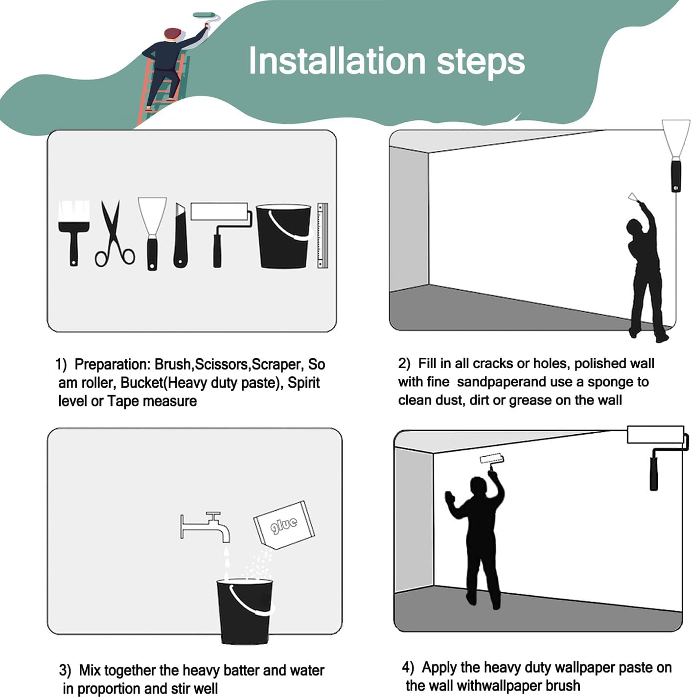 -Sunshine Forest Living Room Wallpaper XT24 M 140" x 91"