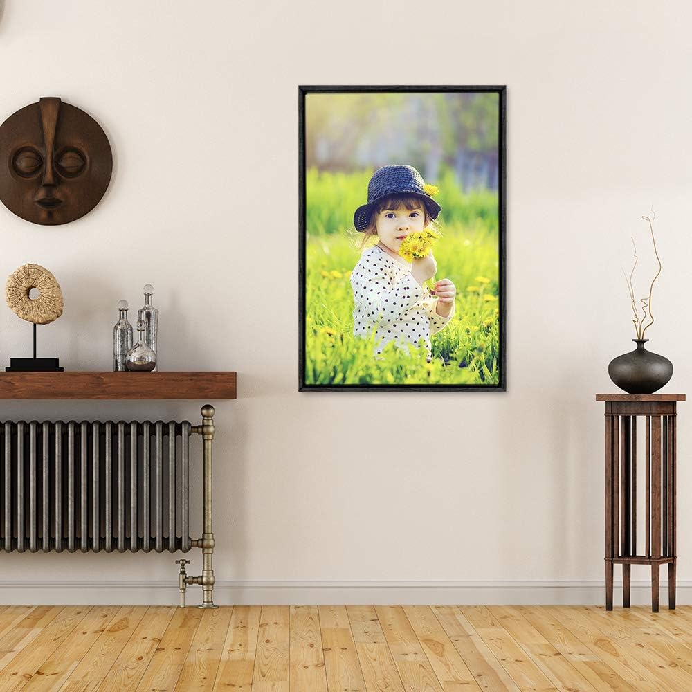 wall26 Framed Custom Canvas Wall Art for Living Room, Bedroom Canvas Prints for Home Decoration Ready to Hang - 24"x36", Black Frame