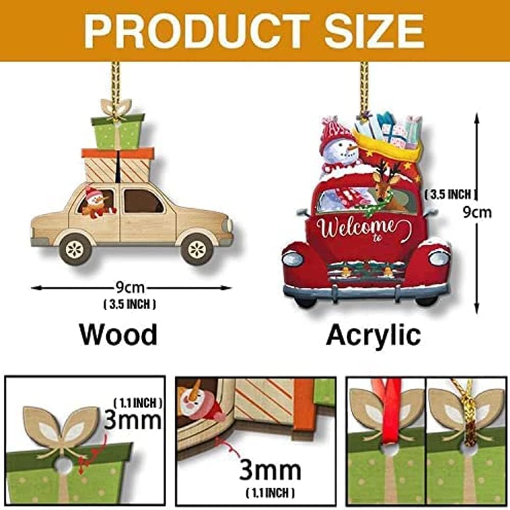 Beagle Dog Christmas Ornament, Beagle in Snow Pocket Christmas Tree Ornament, Dog Lovers Gift Idea Xmas Decor, Christmas Decorations for Tree, Christmas Ornament Gift for Dog Lovers