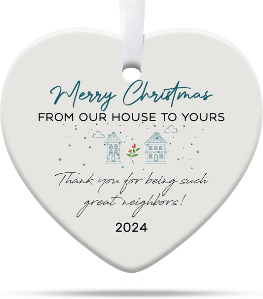 Friendship Gifts for Women, Best Friend, Funny, Work Besties, Sister, Friend Ornaments for Women, Ceramic Christmas Ornaments (Friend 2)