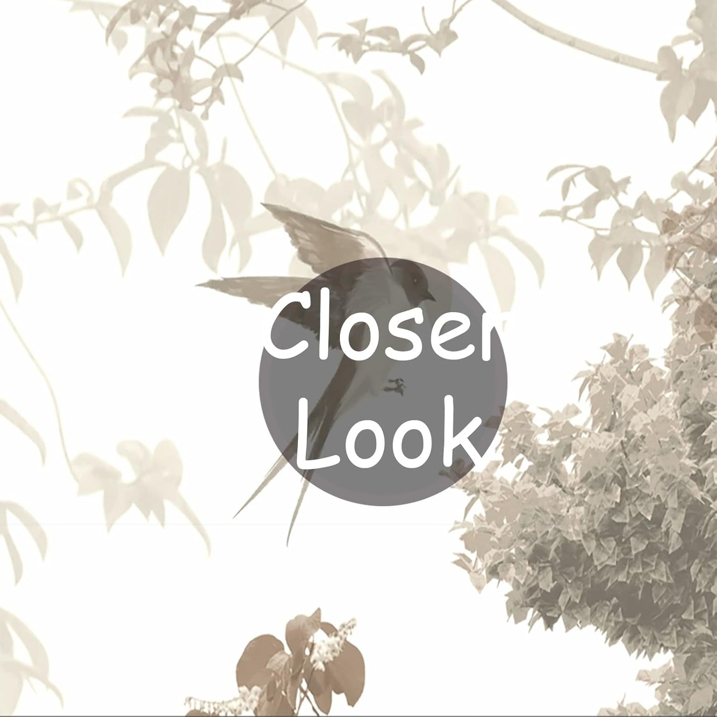 Vintage Forest Wallpaper Nature Wall Mural Wallpaper for Bedroom Living Room (Not Peel n' Stick)