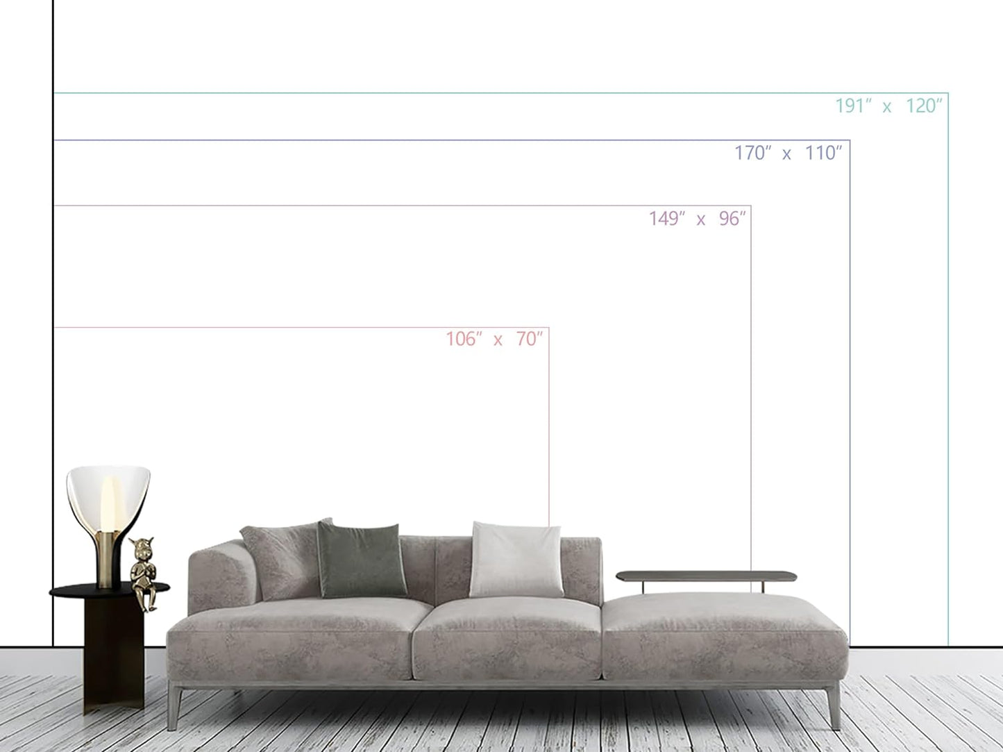 WFBHUA-Foggy Forest Mountain Wallpaper Mural Natural Woodland Landscape Wallpaper for Living Room Bedroom (Not Peel and Stick)