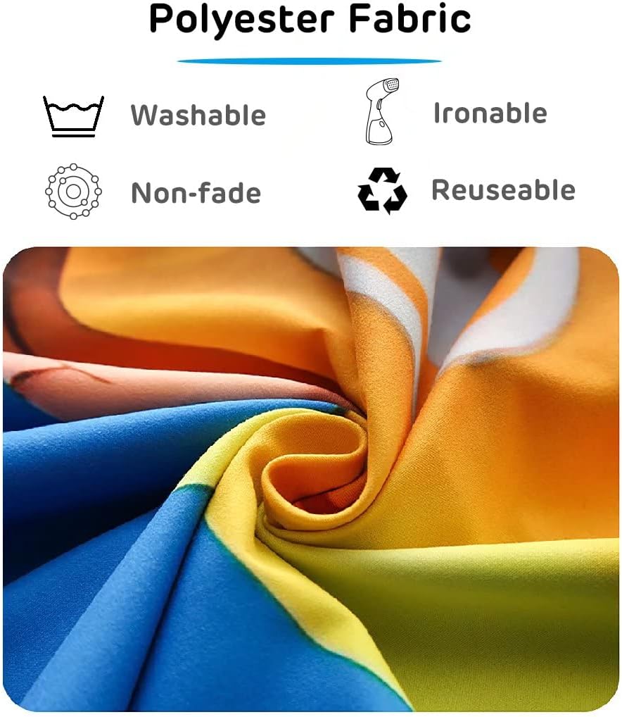 Loccor Colorful Tie Dye Tapestry Rainbow Heart Tie Dye Watercolor Wall Hanging Abstract Hippie Wall Decor LBGT Party Supplies Home Bedroom Living Room Decor W80 xH60 inches