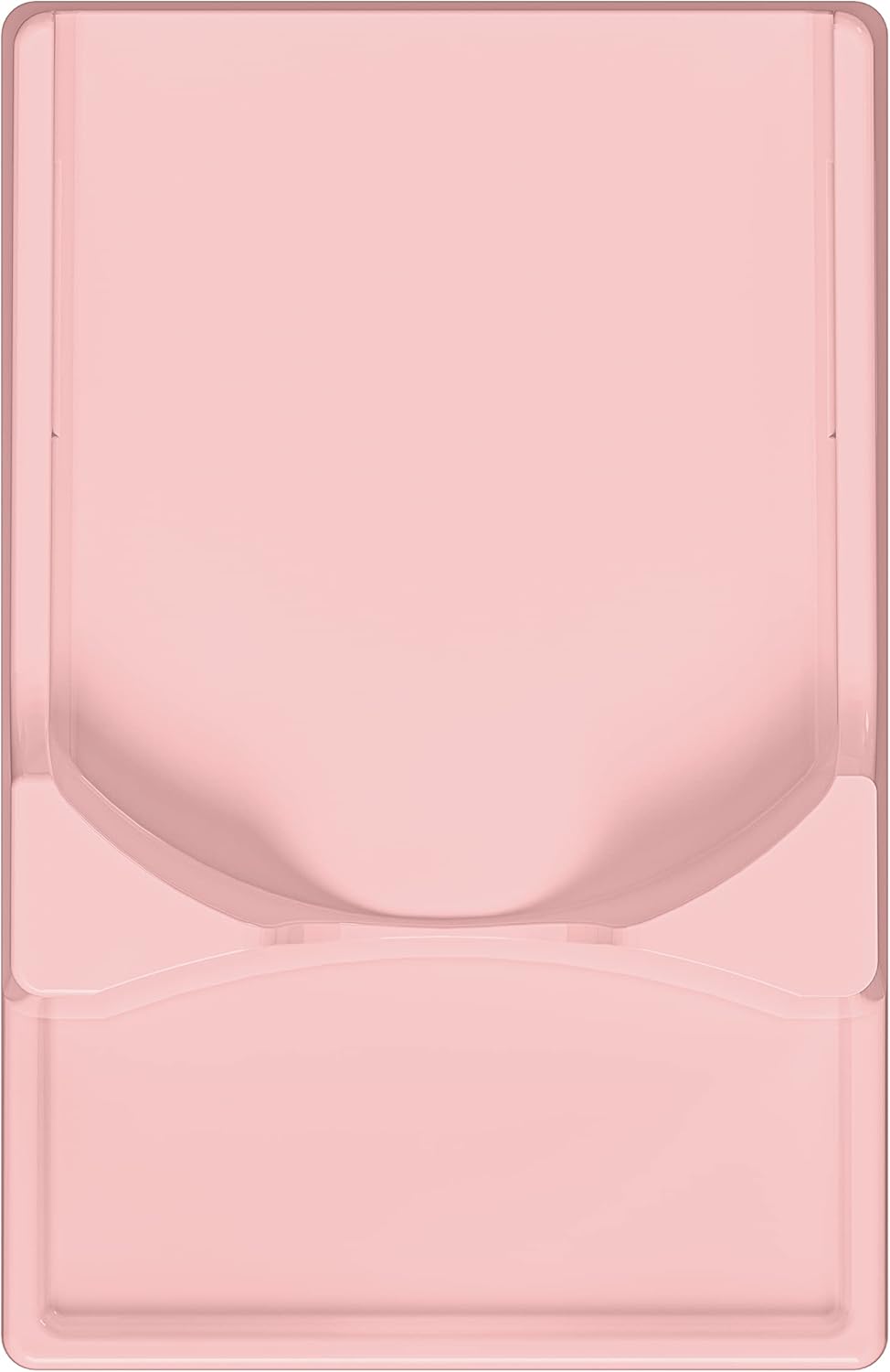 TidyFriend No-Spill Liquid Laundry Detergent Dispenser Holder, Laundry Soap Dispenser Holder with Drip Tray for Laundry Room Organization (No Strap and No Detergent Bottle Incl (Rose)