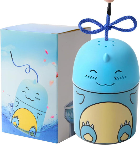 Toilet Bowl Cleaners Bottle Bathroom Toliet Bowl Cleaner with Fresh Ocean Scent Cute Dinosaur Shaped Toilet Tank Cleaner (Blue)