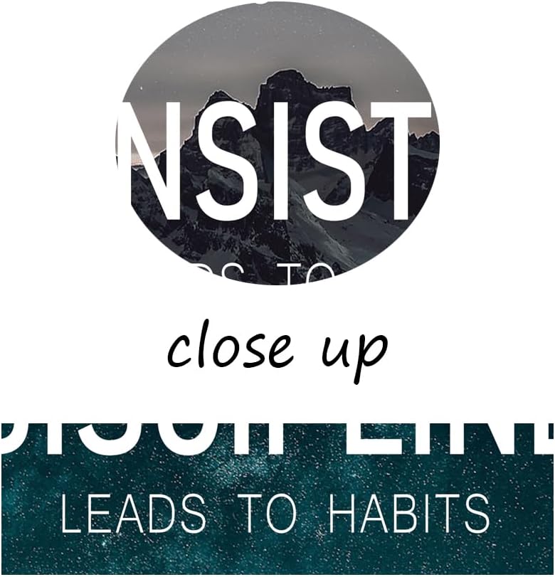 Motivational Poster Discipline Habits Consistency Growth Inspirational Wall Art Canvas Prints Artwork for Office Modern Home Decor Painting Pictures Stretched and Framed Ready to Hang [30''Wx 40''H]