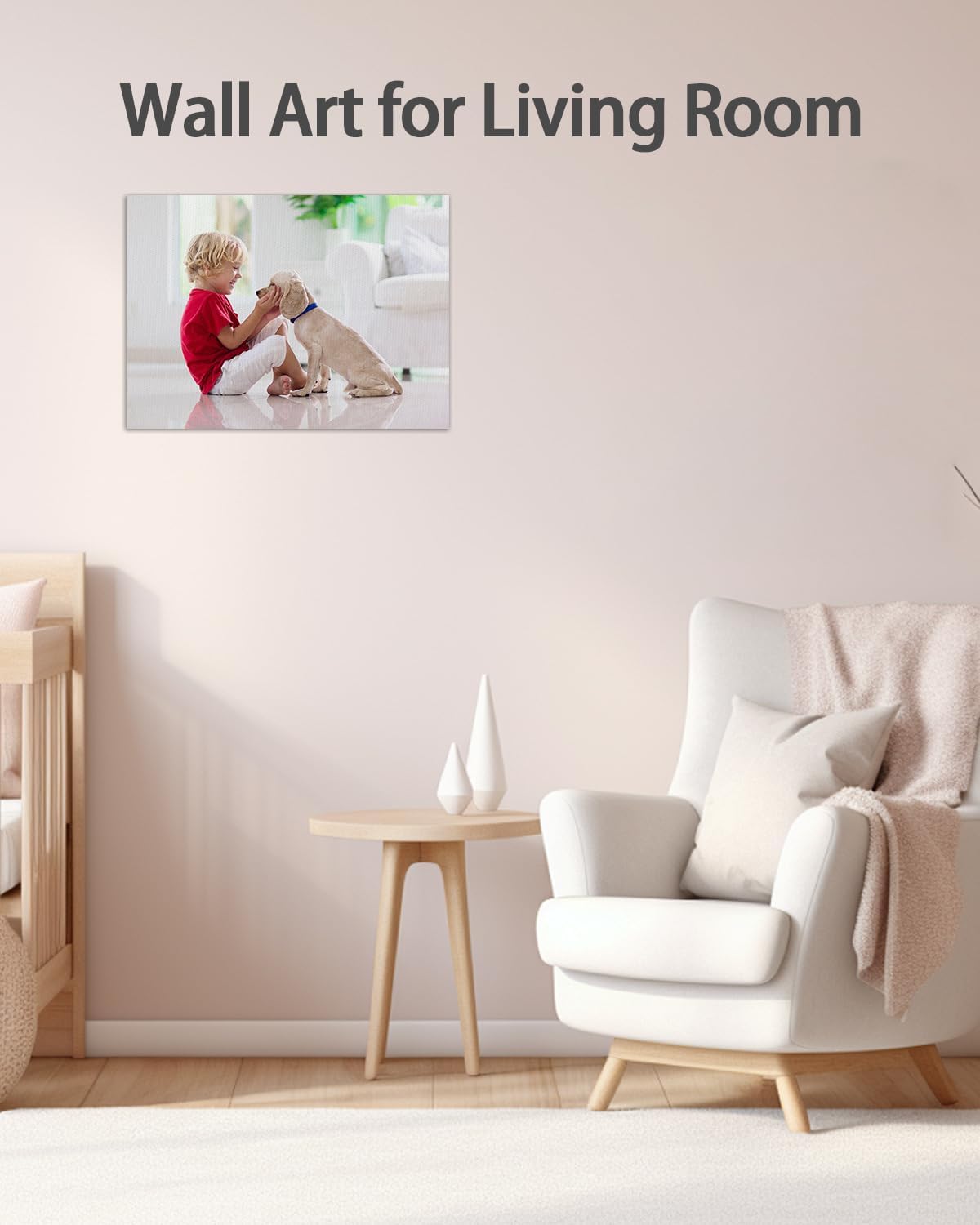 AbcCustomize Canvas Prints with Your Photos，Custom Canvas Wall Art for Bedroom, Living Room, Farmhouse Decor，Personalized Gifts Canvas Prints for Family，Friend，Lover，Pet