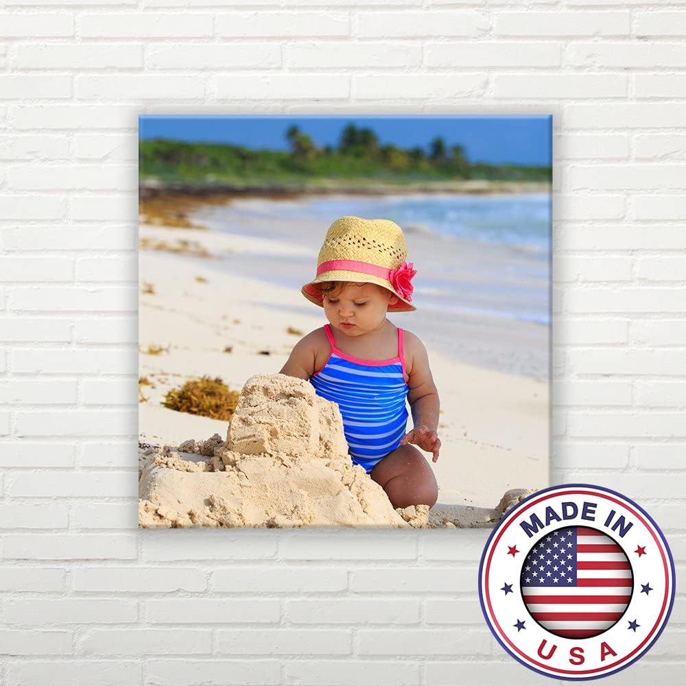 wall26 Personalized Photo to Canvas Print Wall Art - Custom Your Photo On Canvas Wall Art - Digitally Printed (16" x 16")