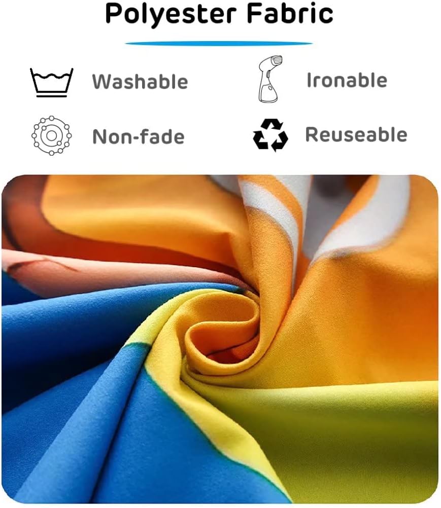 BELECO Tie Dye Tapestry Fabric Wall Hanging 106x70 Inch Hippie Tapestry 60's Tie Dye Wall Decor Watercolor Rainbow Spiral Tie Dye Art Tapestries for Bedroom Living Room Dorm Home Decor