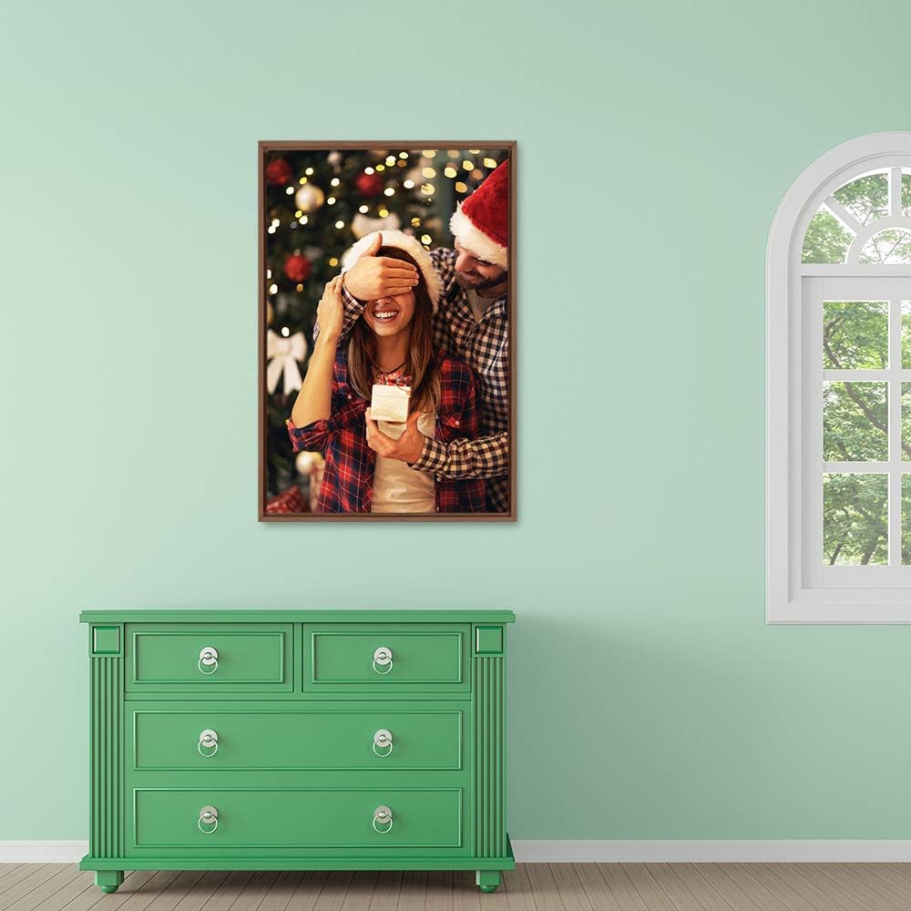 wall26 Framed Custom Canvas Wall Art for Living Room, Bedroom Canvas Prints for Home Decoration Ready to Hang - 24"x36", Natural Frame