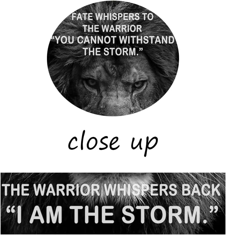 Inspirational Canvas Wall Art Inspiration Painting Pictures Motivational Quotes I Am The Storm Posters Prints Artwork Modern Living Room Home Office Decor Framed Ready to Hang[12" W X 18" H]