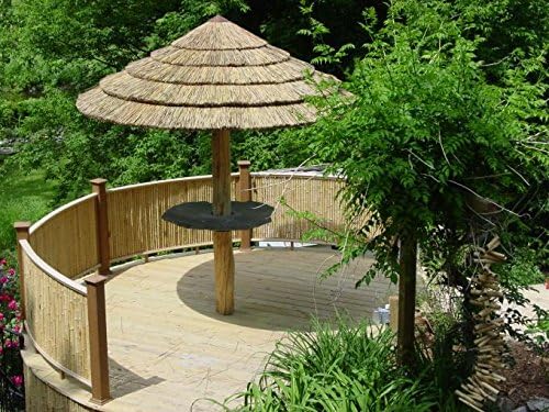 Backyard X-Scapes Natural Rolled Bamboo Fence 1in D x 6ft H x 8ft L