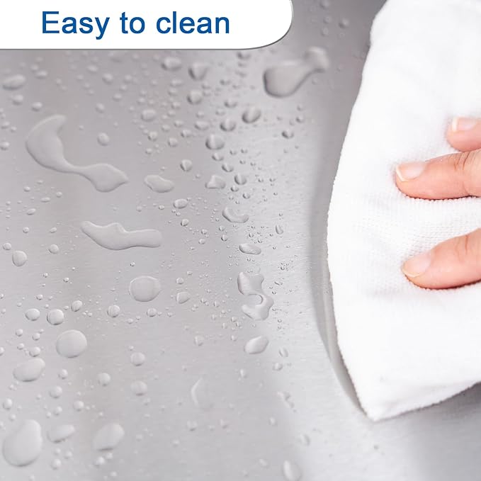 HARDURA Stainless Steel Shelf 12" x 36", 230lb Commercial Shelves Wall Mount Metal Shelving with Backsplash and Brackets for Kitchen, Restaurant, Laundry Room and Home