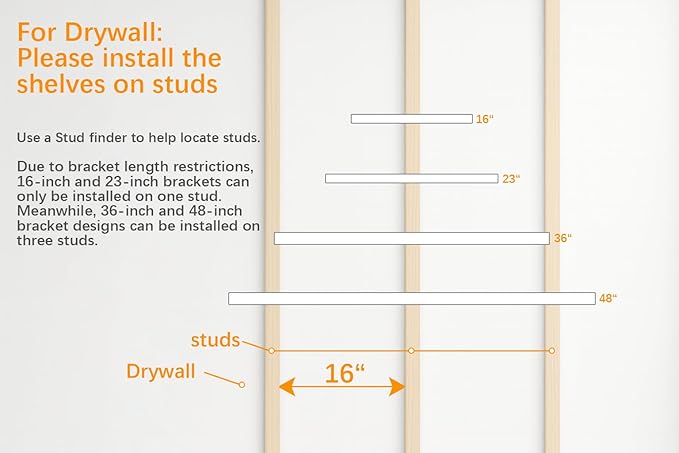 BAYKA Floating Shelves for Wall, Wall Mounted Rustic Wood Shelves for Bathroom, Bedroom, Living Room, Kitchen,Small Hanging Shelf for Books/Storage/Room Decor (Grey, Set of 3, 15.7in)