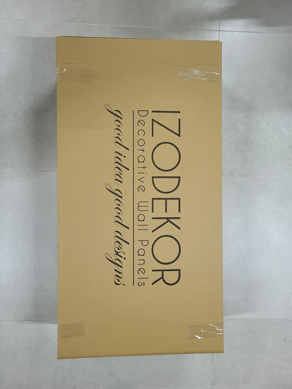 IZODEKOR 3D Brick Effect Wall Panels - Cladding, Stone Look, Styrofoam Panels for Living Room, Kitchen, Bathroom, Balcony, Bedroom, Back of Counter, and Teras | Ancient Traces (10" x 10" Sample)