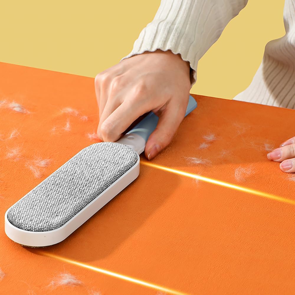 Self-Cleaning Pet Hair Remover, Lint Remover, Cat Fur Bush, Sitcky Roller for Clothes, Reusable Hair Cleaner Brush, Lint Brush for Clothes, Better Than Tapes Roller Brush B (Pink)