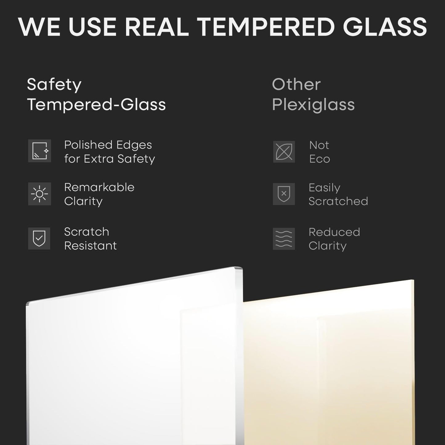 Homeforia 12x16 White Picture Frame, High End Oak 12x16 Wood Poster Frames with Mat 9x12 Print, 12 x 16 White Wooden Frame Matted to 9 by 12 Photo, 16x12 Thin Frame, Tempered Glass, Wall Kit, Set of 1