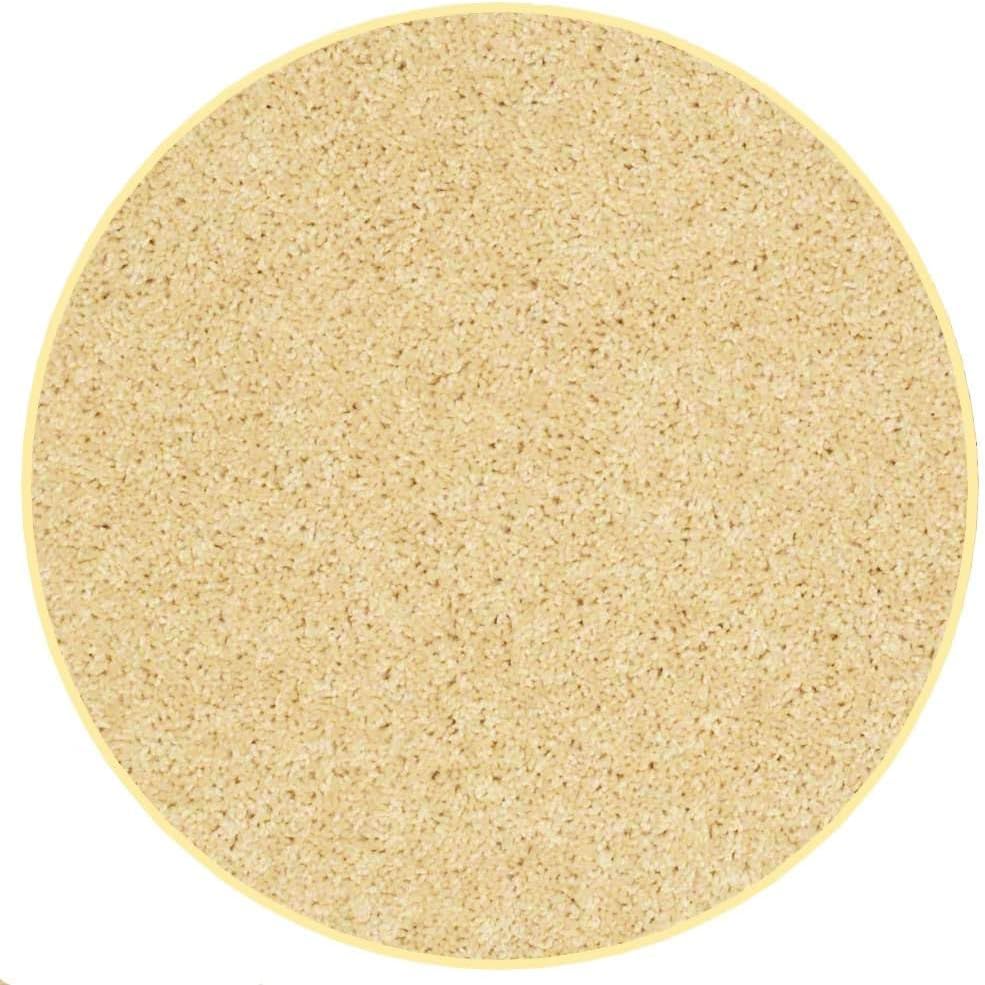 KOECKRITZ Soft and Colorful Kids Classroom Area Rugs (Passes Flammability Pill Test) Many Sizes and Bright Colors to Select from (9' Round, Lemon)