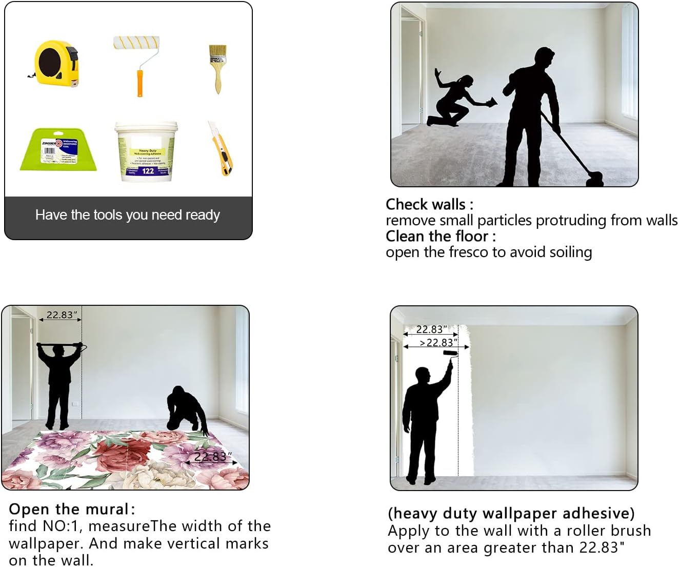 Pink Peony Flowers Mural Bedroom Peony Floral Wallpaper Room Decor Living Room tv Background Large Wall Mural - 160"x108" (Not Peel and Stick)