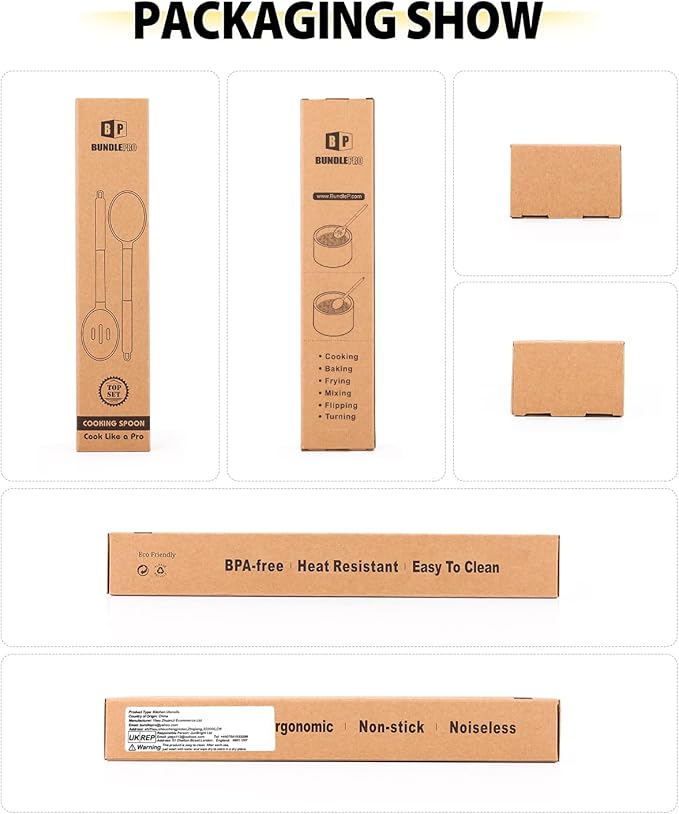 Pack of 2 Large Silicone Cooking Spoons,Non Stick Solid Basting Spoon,Heat-Resistant Kitchen Utensils for Mixing,Serving,Draining,Stirring (PINK)