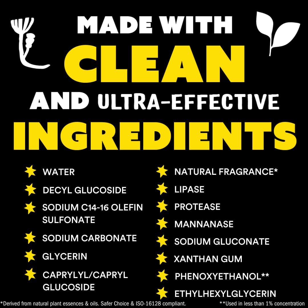 Molly's Suds Baby Liquid Laundry Detergent | Removes Formula, Poop & Spit-Up Stains | Extra Gentle for Infants, Babies, Toddlers (Sweet Baby Shea, 200 Loads)