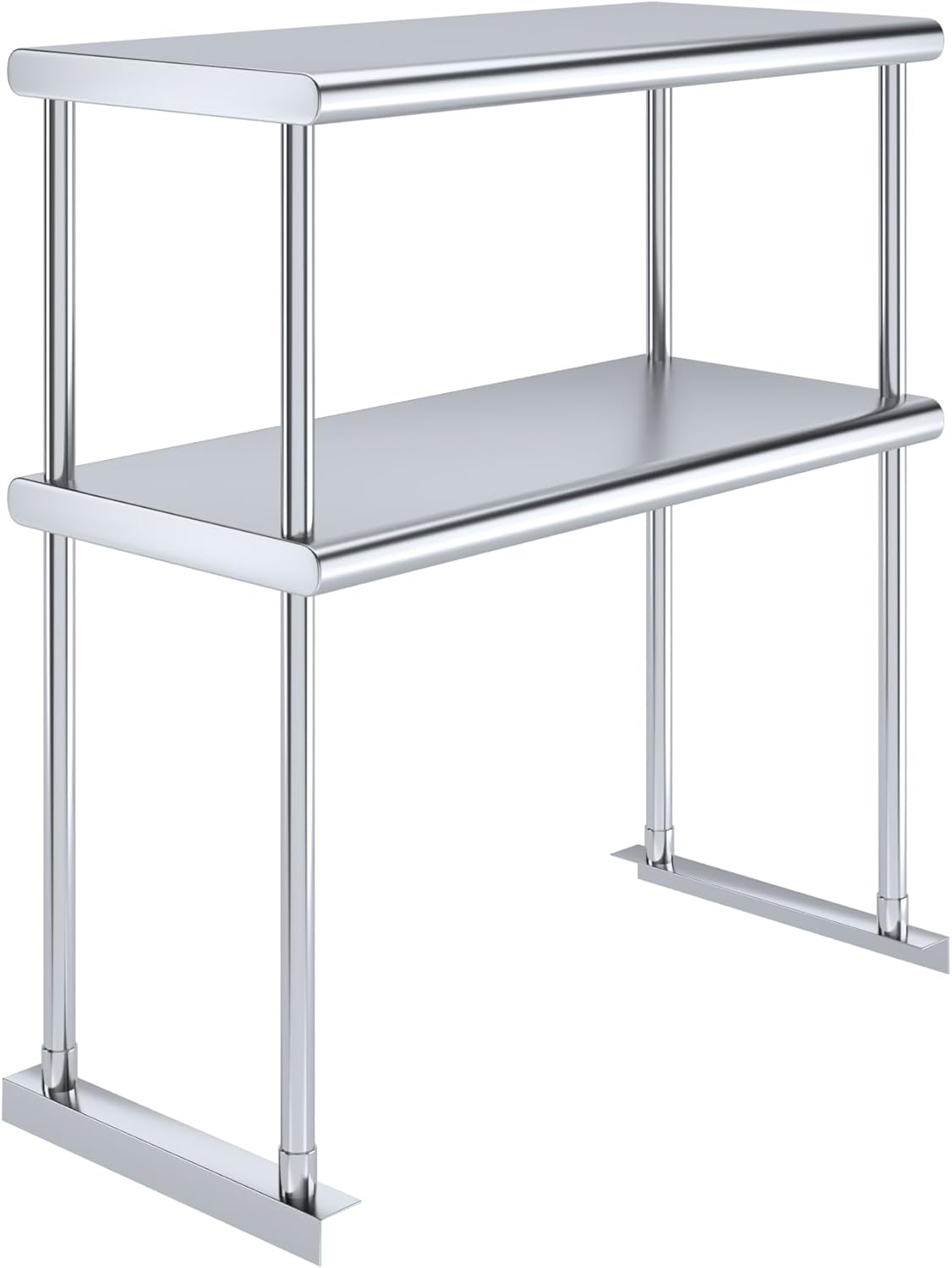 AmGood Double OverShelf Stainless Steel NSF - Many (30" Long x 14" Deep)
