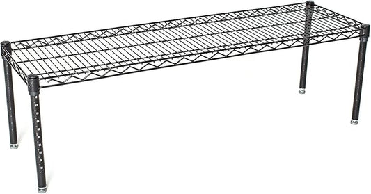 Omega Products Corporation 24" Deep x 42" Wide x 20" High Black Mobile Dunnage Rack