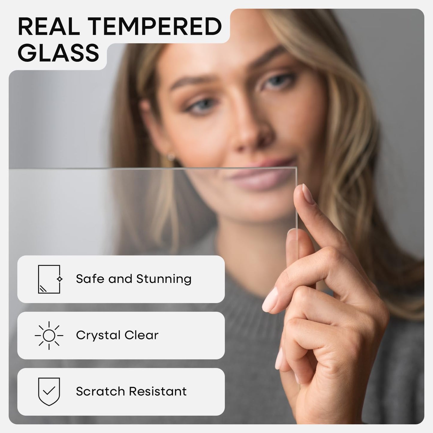 Homeforia A3 Picture Frame Black, High End Metal 11.7 x 16.5 inch Poster Frames with Mat 8.3 x 11.7 for Photo, A3 Size Frames Matted to A4 Print, 11.7x16.5 Wall Hanging Frame, Tempered Glass, Set of 1