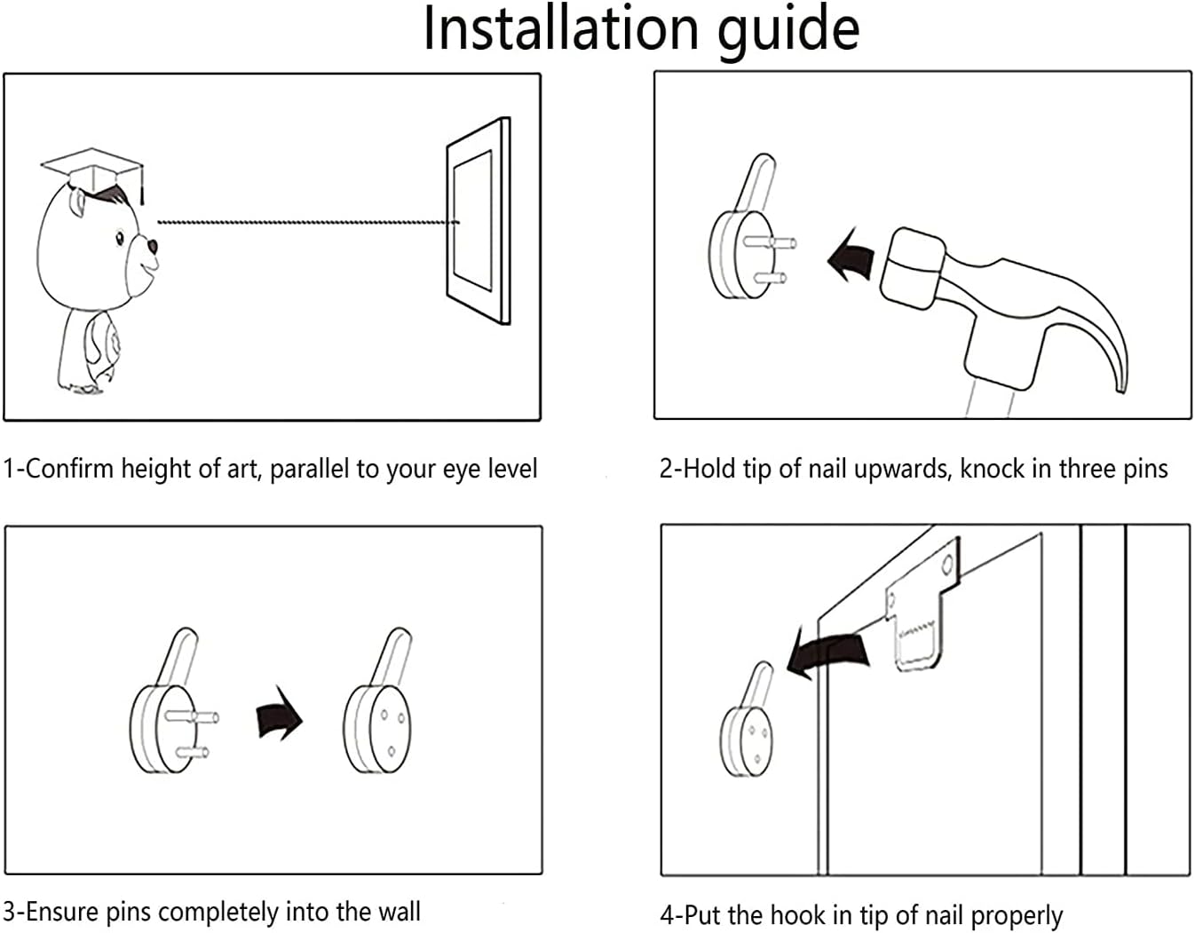 HUADAOART Abstract Painting Modern Art Wall Mural Gold And Blue Background Wall Decor for Living Room Bedroom Print on Artwork Home Decor Framed 30x60inch