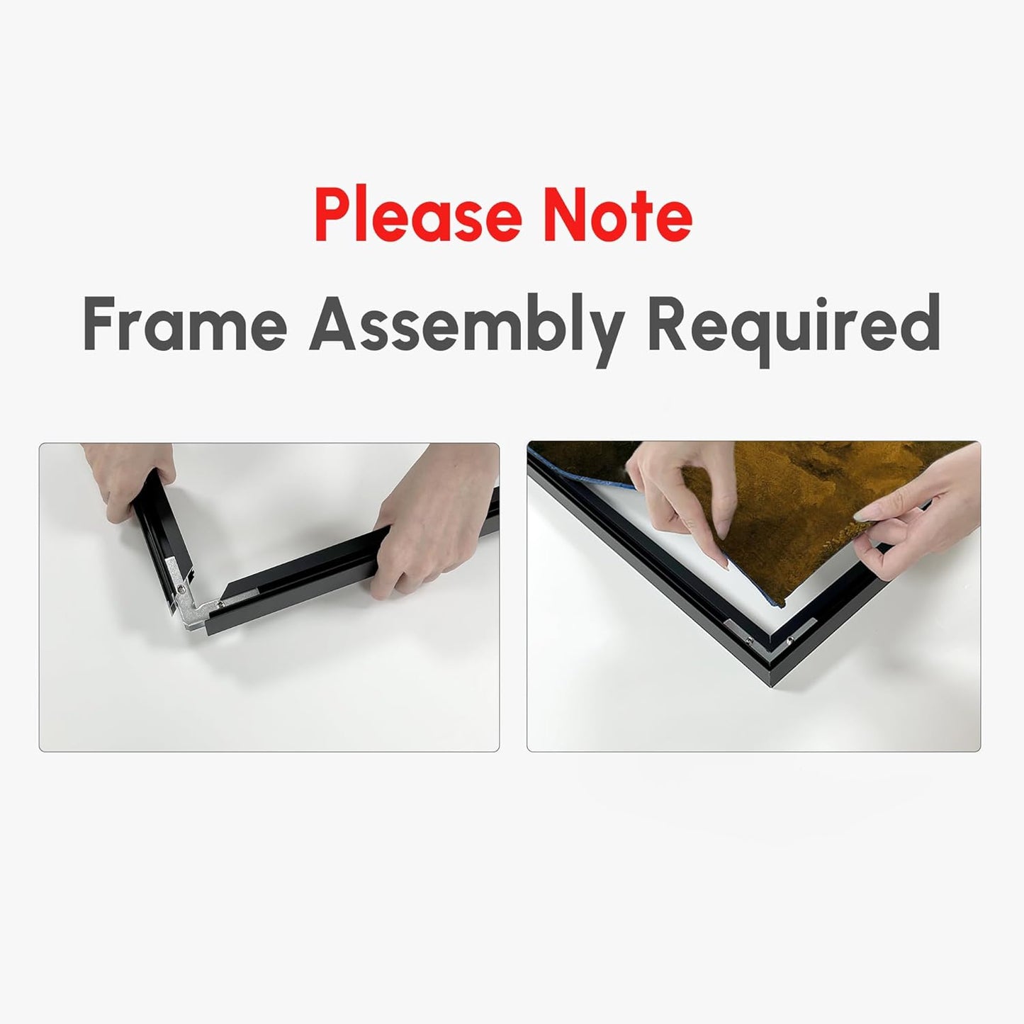 SIGNWIN 46"x72" Extra Large Framed Wall Art Silhouetted Trees at Dusk, Dramatic Forest and Cloudscape for Home Living Room Bedroom Decor (Frame Assembly Required)